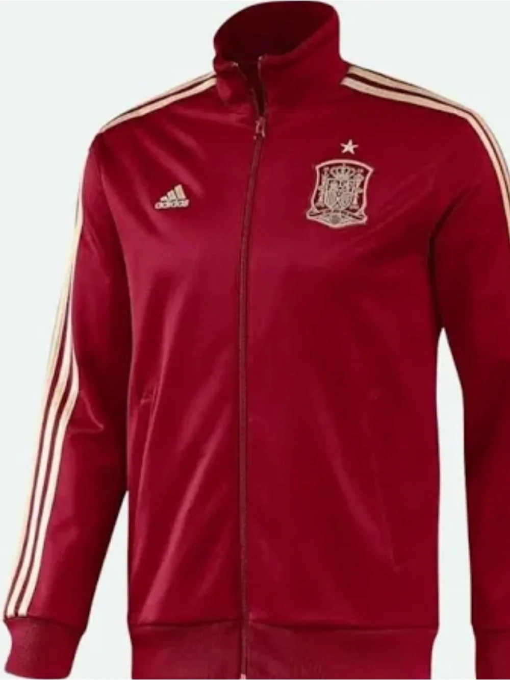 MEN'S ADIDAS SPAIN NATIONAL 2013/2014 ESPANA TRACK JACKET SOCCER FOOTBALL 0505